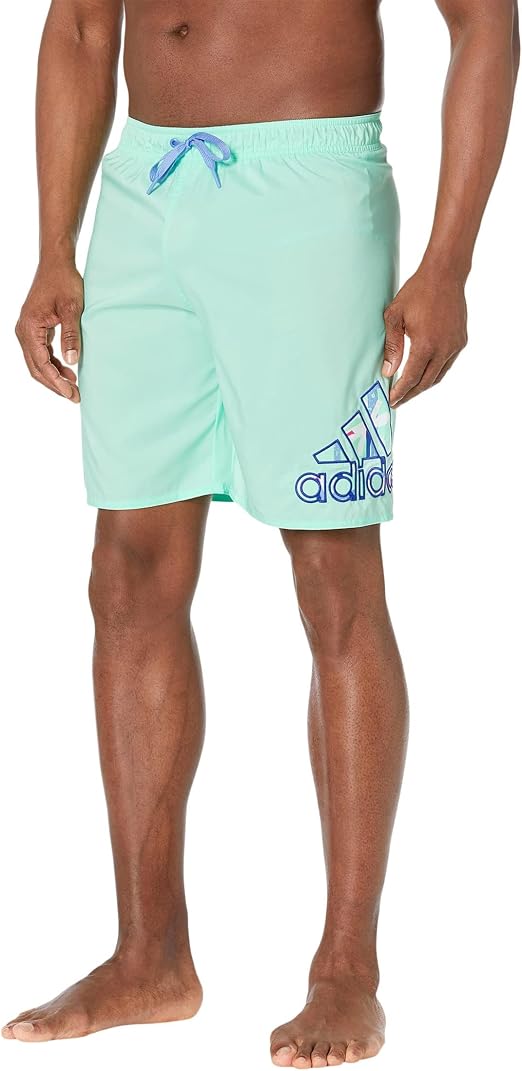 adidas Seasonal Floral Classics Logo 19" Swim Shorts