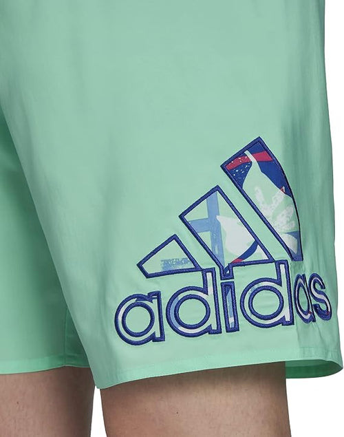 adidas Seasonal Floral Classics Logo 19" Swim Shorts