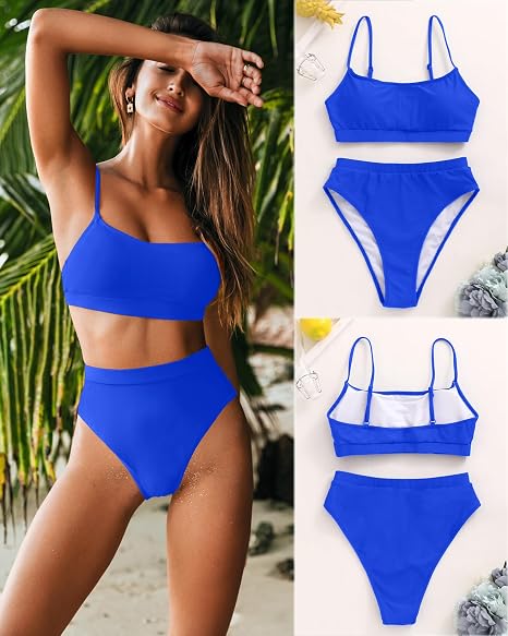 MELYUM High Waisted Bikini Set for Women